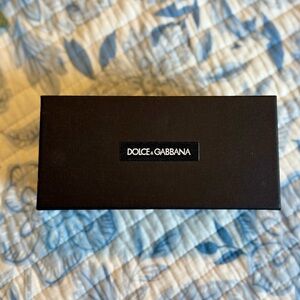 Dolce & Gabbana Black Velvet Box & Sunglass Case